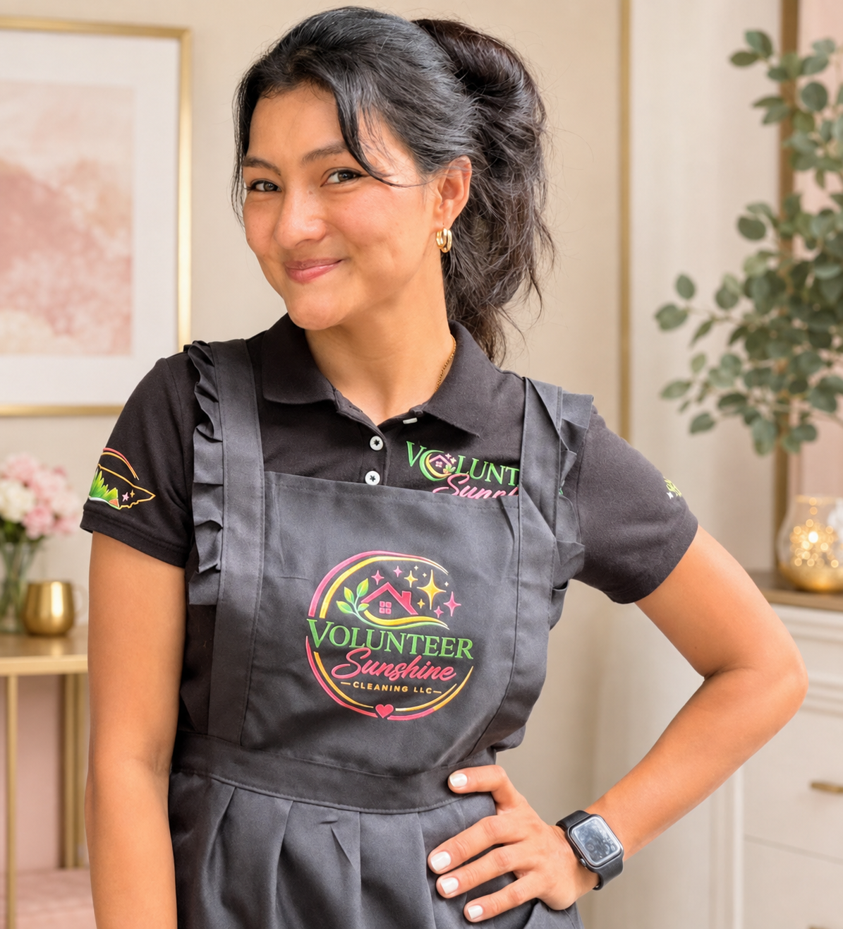 Jenifer Joferi Membreño, founder and owner of Volunteer Sunshine Cleaning LLC